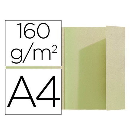 SUBCARPETA EXACOMPTA DIN A4 VERDE 160G/M2 CON SOLAPA INTERIOR