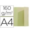 SUBCARPETA EXACOMPTA DIN A4 VERDE 160G/M2 CON SOLAPA INTERIOR