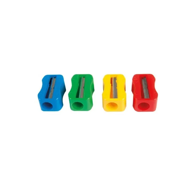 SACAPUNTAS MOR DE PLASTICO 1 USO SIN TORNILLO FORMA RECTANGULAR ERG...
