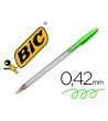 BOLIGRAFO BIC CRISTAL LARGE FASHION VERDE LIMA PUNTA 1,6 MM