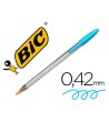 BOLIGRAFO BIC CRISTAL LARGE FASHION TURQUESA PUNTA 1,6 MM