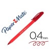 BOLIGRAFO PAPER MATE INKJOY 100 PUNTA MEDIA TRAZO 1MM ROJO