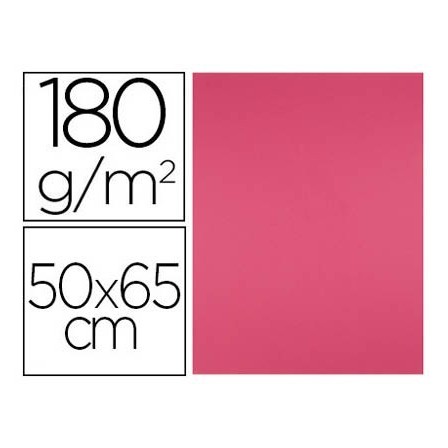 CARTULINA LIDERPAPEL 50X65 CM 180G/M2 FUCSIA