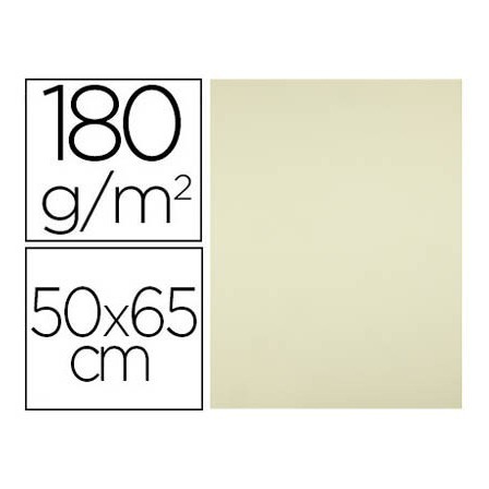 CARTULINA LIDERPAPEL 50X65 CM 180G/M2 AMARILLO