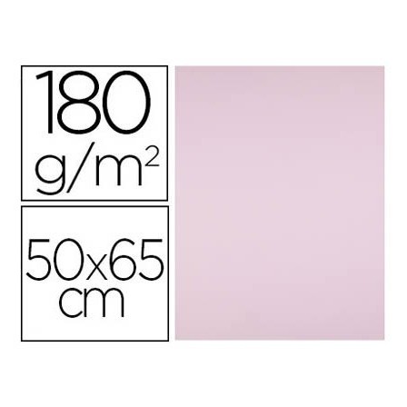 CARTULINA LIDERPAPEL 50X65 CM 180G/M2 ROSA