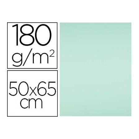 CARTULINA LIDERPAPEL 50X65 CM 180G/M2 VERDE