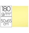 CARTULINA LIDERPAPEL 50X65 CM 180 GR AMARILLO MEDIO UNIDAD