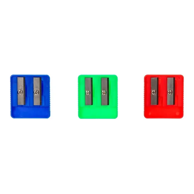 SACAPUNTAS LIDERPAPEL PLASTICO 2 USOS COLORES SURTIDOS