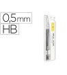 MINAS LIDERPAPEL GRAFITO 0.5 MM HB TUBO DE 12 MINAS