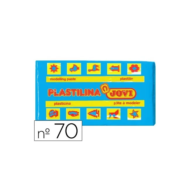 PLASTILINA JOVI 70 AZUL CLARO -UNIDAD -TAMAÑO PEQUEÑO