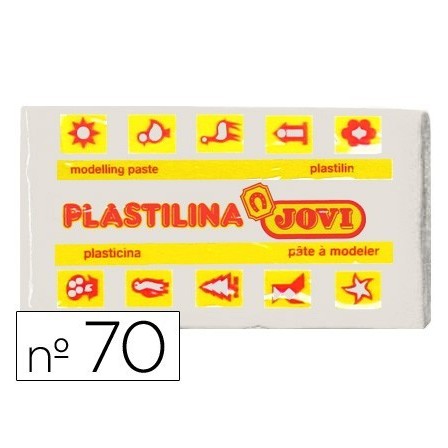 PLASTILINA JOVI 70 BLANCA -UNIDAD -TAMAÑO PEQUEÑO