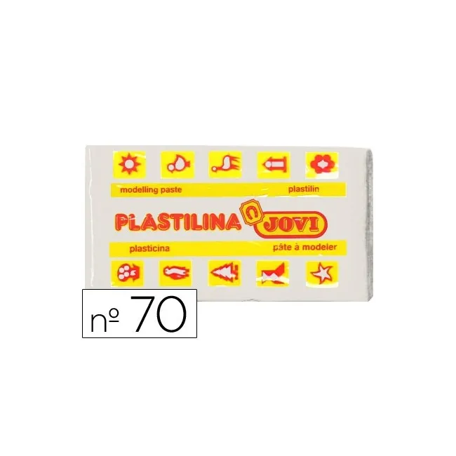 PLASTILINA JOVI 70 BLANCA -UNIDAD -TAMAÑO PEQUEÑO