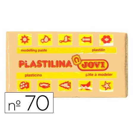 PLASTILINA JOVI 70 CARNE -UNIDAD -TAMAÑO PEQUEÑO