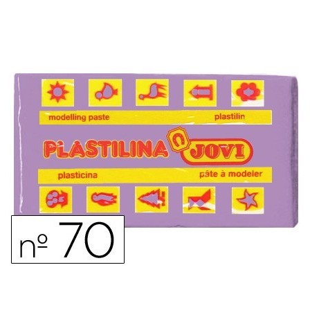 PLASTILINA JOVI 70 LILA -UNIDAD -TAMAÑO PEQUEÑO