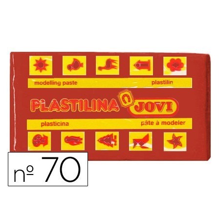 PLASTILINA JOVI 70 MARRON -UNIDAD -TAMAÑO PEQUEÑO