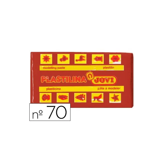 PLASTILINA JOVI 70 MARRON -UNIDAD -TAMAÑO PEQUEÑO