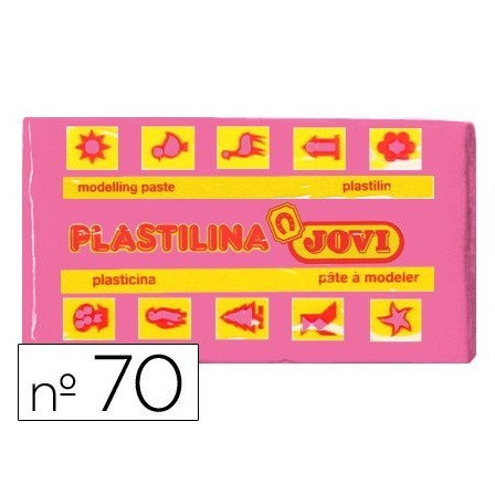 PLASTILINA JOVI 70 ROSA -UNIDAD -TAMAÑO PEQUEÑO