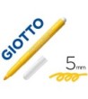 ROTULADOR GIOTTO TURBO MAXI LAVABLE CON PUNTA BLOQUEADA UNICOLOR AM...