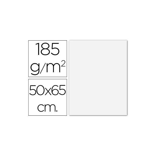 CARTULINA GUARRO EXTRA BLANCA 50X65 CM 180 GR -UNIDAD