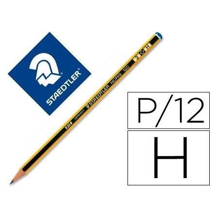 LAPICES DE GRAFITO STAEDTLER NORIS N.3 H UNIDAD