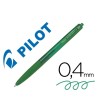 BOLIGRAFO PILOT SUPERGRIP G VERDE RETRACTIL SUJECION DE CAUCHO TINT...