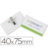 25 IDENTIFICADORES Q-CONNECT CON PINZA E IMPERDIBLE KF17457 40X75 MM