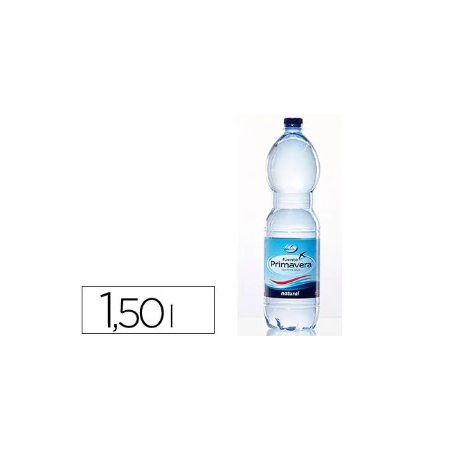 AGUA MINERAL NATURAL FUENTE PRIMAVERA BOTELLA DE 1,5L
