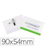 IDENTIFICADOR CON PINZA E IMPERDIBLE Q-CONNECT KF01567 -54X90 MM.