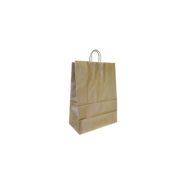 BOLSA KRAFT Q-CONNECT NATURAL ASA RETORCIDA 270X120X360 MM