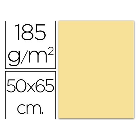 CARTULINA GUARRO CREMA -50X65 CM -185 GR