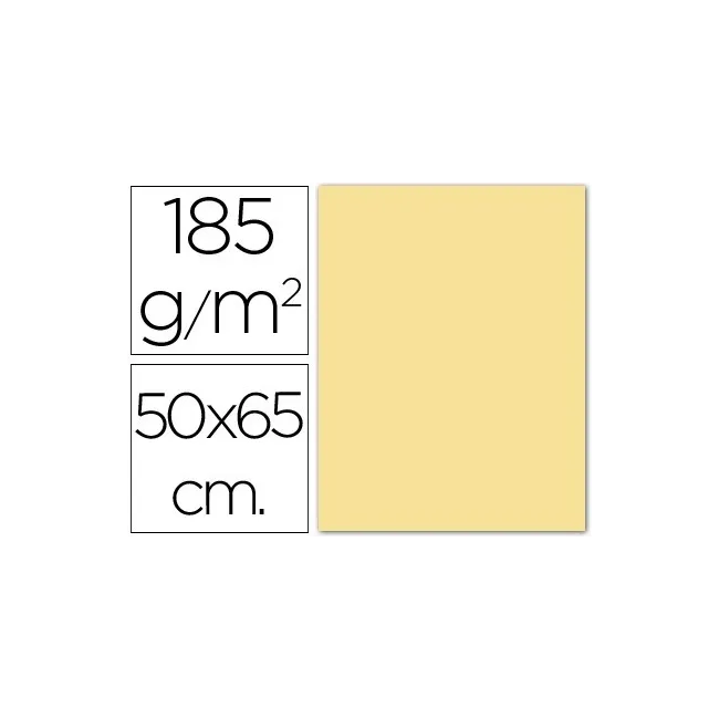 CARTULINA GUARRO CREMA -50X65 CM -185 GR