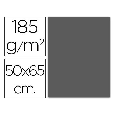 CARTULINA GUARRO GRIS PLOMO -50X65 CM -185 GR