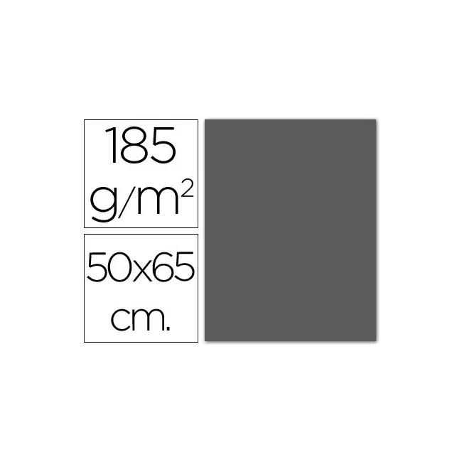 CARTULINA GUARRO GRIS PLOMO -50X65 CM -185 GR