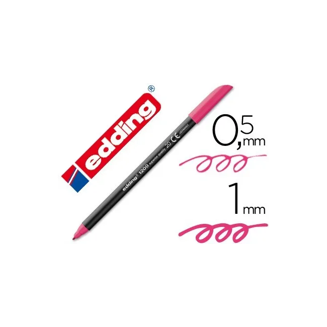 ROTULADOR EDDING PUNTA FIBRA 1200 MAGENTA N.20 -PUNTA REDONDA 0.5 MM