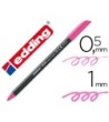 ROTULADOR EDDING PUNTA FIBRA 1200 ROSA NEON N.69 PUNTA DE FIBRA 0,5 MM