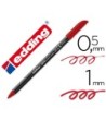 ROTULADOR EDDING PUNTA FIBRA 1200 ROJO INGLES N.28 -PUNTA REDONDA 0...