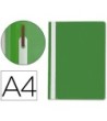 CARPETA DOSSIER FASTENER PLASTICO Q-CONNECT DIN A4 VERDE