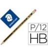 LAPICES DE GRAFITO STAEDTLER NORIS CON GOMA UNIDAD