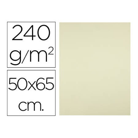 CARTULINA LIDERPAPEL 50X65 CM 240G/M2 AMARILLO