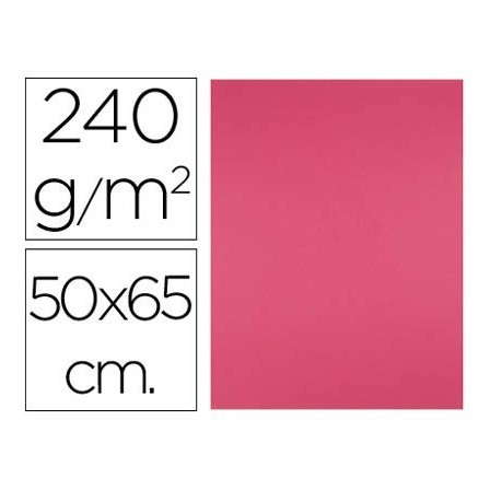 CARTULINA LIDERPAPEL 50X65 CM 240G/M2 FUCSIA