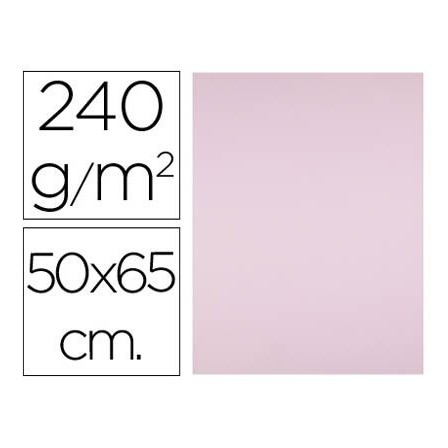 CARTULINA LIDERPAPEL 50X65 CM 240G/M2 ROSA