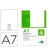 BLOC NOTAS LIDERPAPEL LISO A7 80 HOJAS 60G/M2 PERFORADO