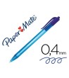 BOLIGRAFO PAPER MATE INKJOY 100 RETRACTIL PUNTA MEDIA AZUL