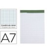 BLOC NOTAS LIDERPAPEL CUADRO 4 MM A7 80 HOJAS 60 G/M2 PERFORADO SIN...