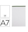 BLOC NOTAS LIDERPAPEL LISO A7 80 HOJAS 60 G/M2 PERFORADO SIN TAPA