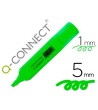 ROTULADOR Q-CONNECT FLUORESCENTE VERDE PUNTA BISELADA