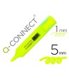 ROTULADOR Q-CONNECT FLUORESCENTE AMARILLO PUNTA BISELADA