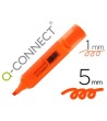 ROTULADOR Q-CONNECT FLUORESCENTE NARANJA PUNTA BISELADA