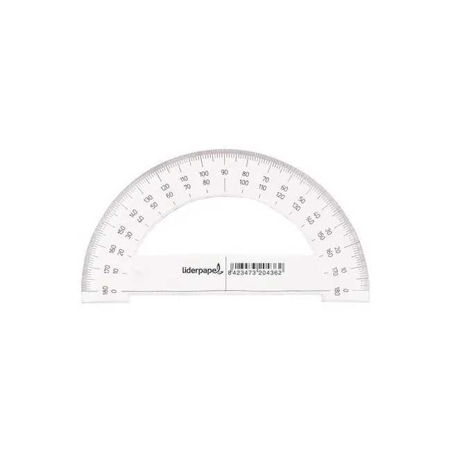 SEMICIRCULO LIDERPAPEL 14 CM PLASTICO