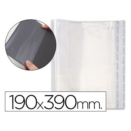 FORRALIBRO PP AJUSTABLE ADHESIVO 190X390MM -BLISTER